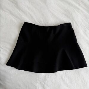 Zara Black Flared Women's Skirt - Classic Mini A-Line, Size M